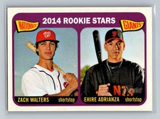 2014 Topps Heritage #24 Zach Walters / Ehire Adrianza RS, RC