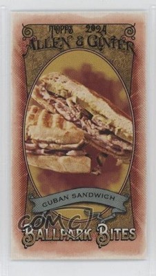 2024 Topps Allen & Ginter Mini Ballpark Bites Cuban Sandwich #BB-19 8d2