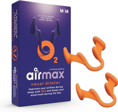 AIRMAX Nasal Dilators for Sleeping - 76% More Airflow - anti Snoring Devices - B