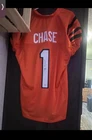 Ja'Marr Chase Autographed Original Cincinnati Bengals Football Jersey PSA/DNA