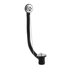 Nuie Chrome Bath Plug with Chain Bath Waste