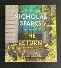 THE RETURN BY NICHOLAS SPARKS READ BY KYF BREWER UNABRIDGED 2020 8 CD AUDIOBOOK