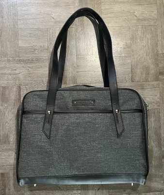 Samsonite Business Slim Brief Heathered Gray Soft Shell Tablet Pocket Handles