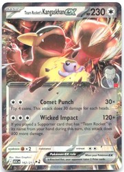 Team Rocket's Kangaskhan ex 162/217 Ascended Heroes Double Rare Holo