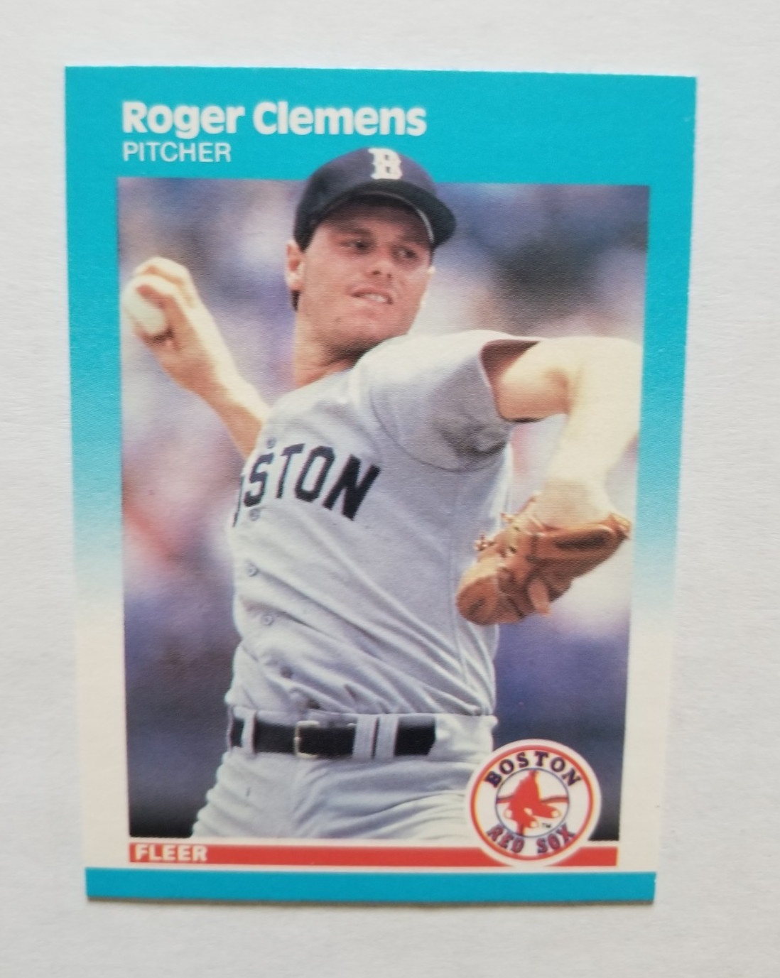 1987 Fleer Roger Clemens #32 Boston Red Sox