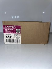 Cantex 5140106 1-1/4  Male Terminal Adapter,Conduit PVC 40pcs 