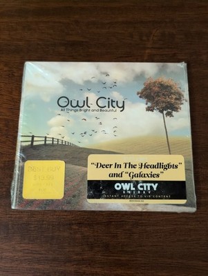 All Things Bright and Beautiful by Owl City, CD Brand New Sealed, Paper Case