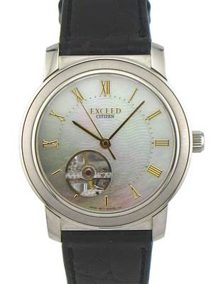 CITIZEN Exceed 8279-824652 Open Heart MOP Dial Titanium Men's Watch Limited100