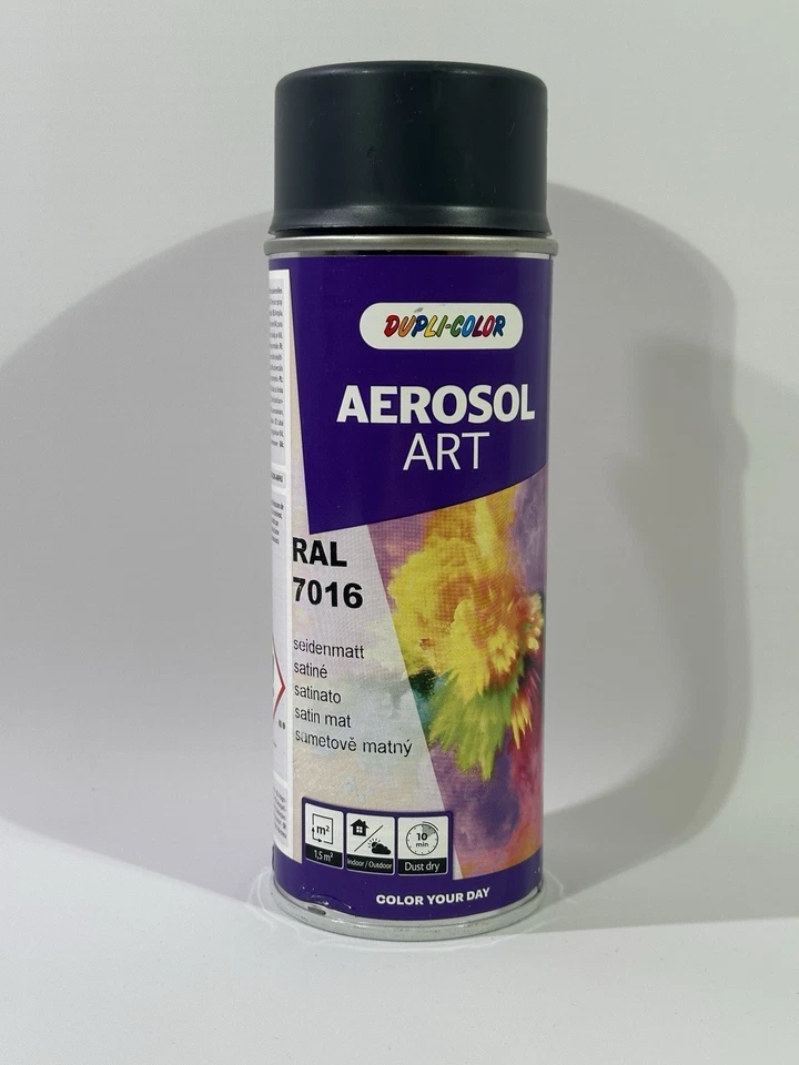 6x DUPLI COLOR Buntlackspray Aerosol Art RAL 7016 anthrazitgrau sdm. 126192 - Bild 2 von 4