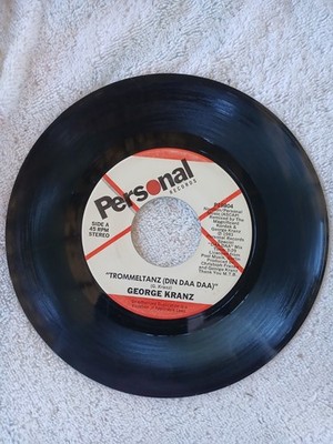 Rare Electro-Boogie 45 RPM Record George Kranz,Trommeltanz Din Daa Daa  EX