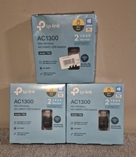 Lot Of 3 TP-Link Archer T3U AC1300 Wireless Dual Band MU-MIMO Mini USB Wifi 3.0