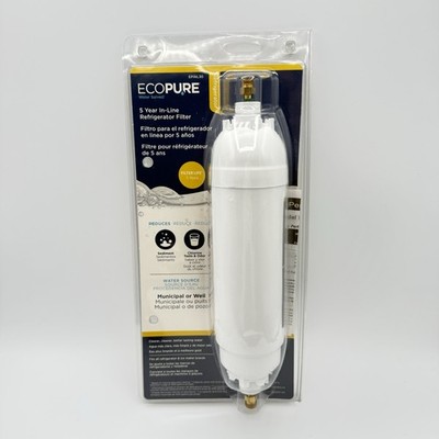 EcoPure EPINL30 5 Year In-Line Refrigerator Replacement Filter SEALED NEW