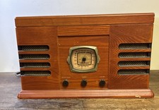 Crosley Turntable Cassette Radio Receiver Wood read Model CR69PA