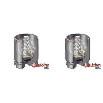 2X AUTOFREN 42mm KOLBEN BREMSSATTEL HINTEN passend für NISSAN INTERSTAR OPEL MOV