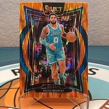 2024-25 Panini Select - Concourse Miles Bridges #8 Orange Flash Prizm