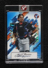 2025 Topps Pristine Blue Pristine Pulsar Refractor 53/75 Mike Piazza #127 HOF