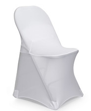 10 pcs White Stretchable Spandex Folding Chair Cover Party