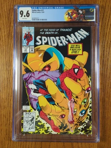 Spider-Man #17 CGC 9.6 Marvel Comics 1991, Custom Label, Just Graded