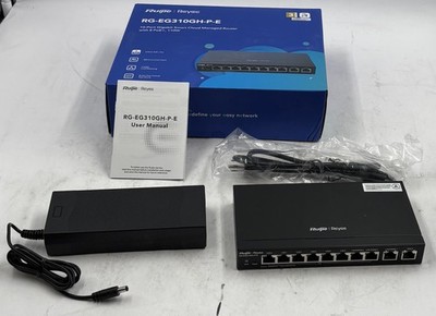 REYEE RG-EG310GH-P-E 10-PORT GIGABIT POE+ BUSINESS ROUTER