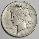 1921 Peace Silver Dollar $1 90% Silver Coin High Relief d515