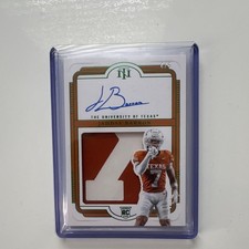 2025 Panini National Treasures Jahdae Barron Patch Auto RC Texas Longhorns 4/5