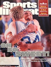 Mike Dunleavy - Duke - Autographed Sports Illustrated - 4/9/01 COA Guarantee