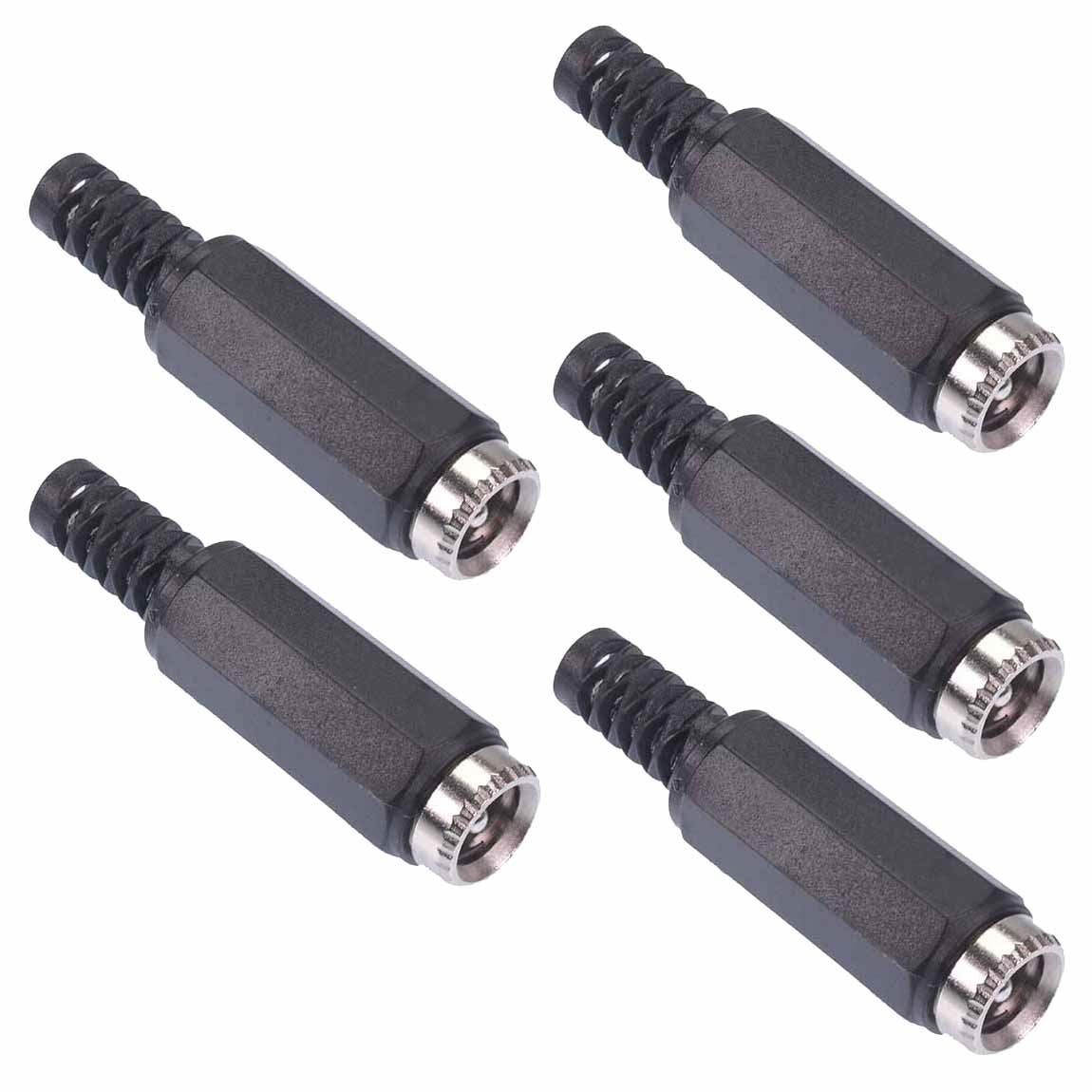5 x 2.1mm x 5.5mm DC Power Inline Socket Connector
