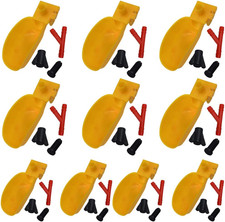 10Set Quail Waterer Automatic Bird Water Cups for Cage Hang Drinker Poultry Bird