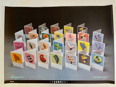 TAKENOBU IGARASHI: Sequences Collection - 1 of 9 promotion/ad litho posters!