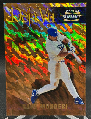  1996 Pinnacle Summit ABOVE AND BEYOND PARALLEL SP Raul Mondesi Tim Salmon #160