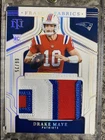 2024 Panini National Treasures - Framed Fabric Drake Maye #FF-DME /25 Rookie RC