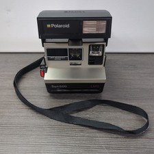Polaroid Sun 600 LMS Instant Film Camera W/ Strap UNTESTED 