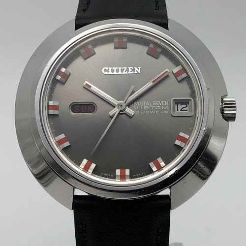 Citizen Crystal Seven Custom Sacr 2815-Y Vintage 1968 Automatique Montre Hommes - Photo 2 sur 10