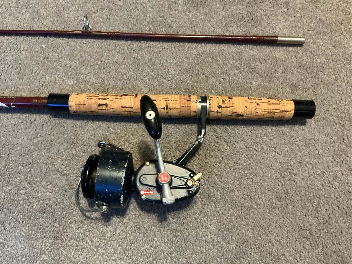 Vintage Garcia Mitchell 510 Spinning Reel & 6'6