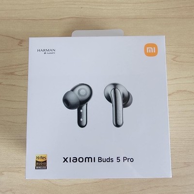 Xiaomi Buds 5 Pro Titanium Gray Wireless Earphones Bluetooth 5.4 Audio Equipment