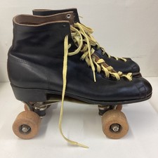 Chicago Custom GMII Black Roller Skates Size Men's 7 National Wheels.