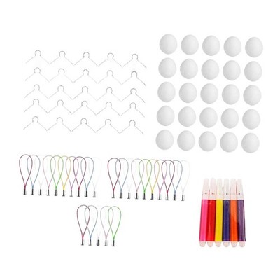 25 Stck. Osterei Zum Selbermachen Kit für Party Gefälligkeiten Ostergeschenke Urlaub Basteln Herstellung