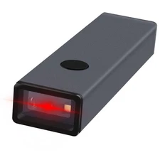 2D QR Wireless Bluetooth Barcode Scanner, Alloy Metal, 3-in-1, Handheld Reader