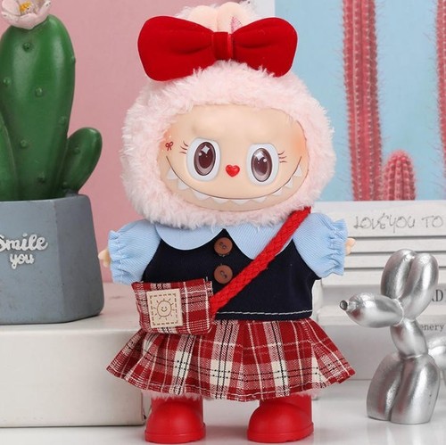 (No Dolls) Dress Set For POP MART LABUBU The Monsters Plush Doll Clothes Outfit - Picture 2 of 5