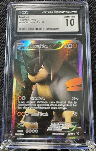 Terrakion graded CGC 10 for sale on eBay