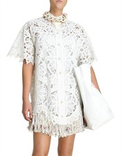 NEW Zimmermann Wavelength Shirt Dress SIZE 2 AU/UK 12 US 8 Rrp $2200 