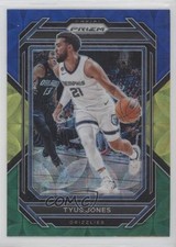 2022-23 Panini Prizm Choice Blue Yellow & Green Prizm Tyus Jones #212 0r5l