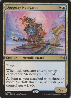 MTG Normal Deepway Navigator R Lorwyn Eclipsed 214 NM