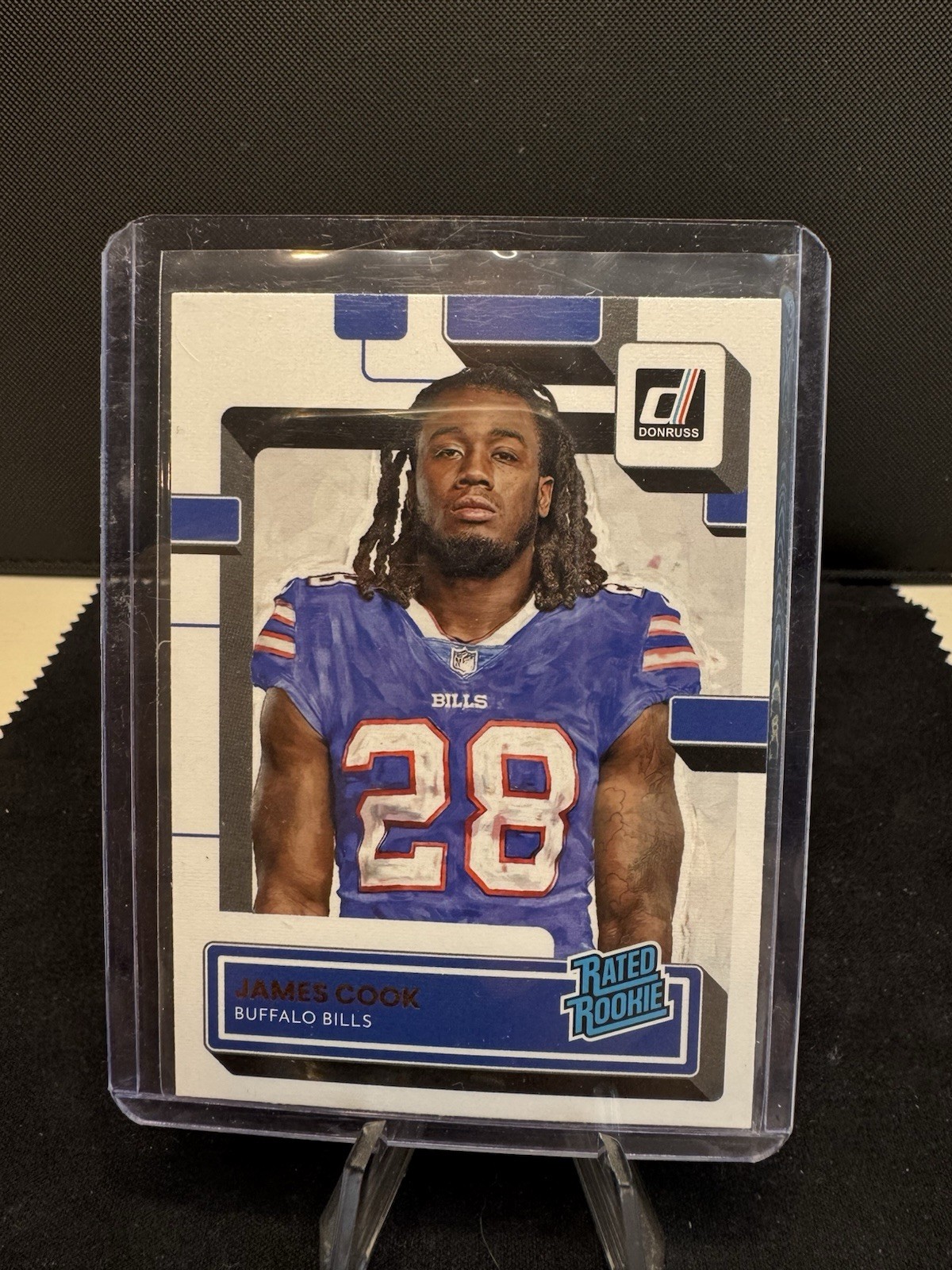 2022 Panini Donruss James Cook Canvas Rated Rookie #315 Buffalo Bills