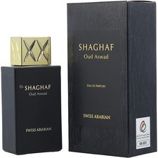 Shaghaf Oud Aswad Eau De Parfum 75ML by Swiss Arabian - Unisex Fragrance Delight