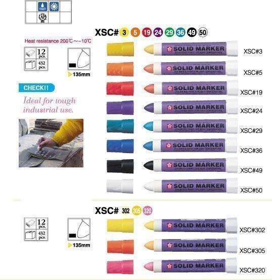 Sakura  Solid Paint Marker - mixed  color 