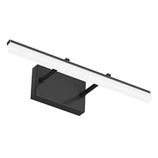 ch Modern Vanity Light Adjustable LED Bathroom Light Fixture Over 19.7 in Black