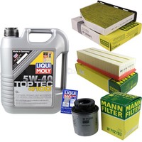 Inspektionspaket 5L Liqui Moly Top Tec 4100 5W-40 FüR VW Touran 1.4 TSI Tiguan