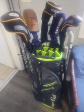4 Callaway / Taylor Made,Drivers with bag, Custom Covers,1 Dozen New Balls,Tees.