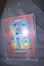 2023 Panini Prizm - Hunter Brown #64 Red Prizm /199 (RC)